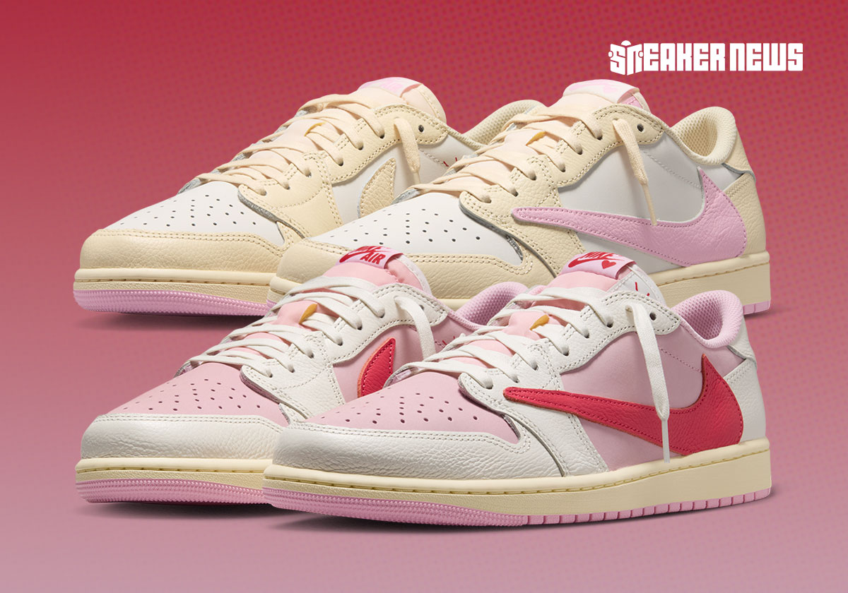 Travis Scott Air Jordan 1 Low 'Pink Pack' Drops This Month — Here's What Shoe Cleaning Shops Need to Do Before It Hits