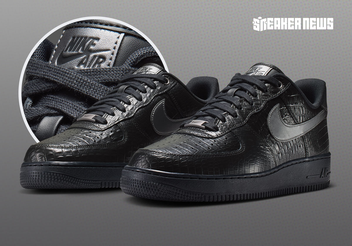 The Nike Air Force 1 'Black Croc' Is Coming and Your Shop Needs to Be Ready